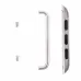For Apple Watch 42 / 44 / 45mm Metal Strap Connector Metal Buckle Pair