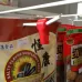 12 PCS Red ABS Display Hook / Security Lock Hook