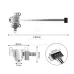 Heating Assembly Component Hotend Kit Replacement Parts Compatible with Flashforge AD5X 3D Printer