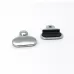 10 PCS Oval Glass Mirror Holder Buckle Fixing Accessories with Screw or Rubber Plug