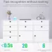 Micro USB Charging Zinc Alloy Smart Single Open Fingerprint Drawer Lock File Cabinet Lock