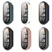 For Xiaomi Mi Band 8 or 9 Ceramic or 10 Ceramic Tempered Film Integrated PC Protective Watch Cover