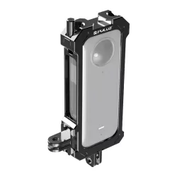 For Insta360 X3 PULUZ Metal Protective Cage Rig Housing Frame with Expand Cold Shoe Base or Tripod Adapter