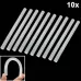 10x Practical Transparent White Hot Melt Glue Stick