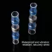 100 PCS Seal Heat Shrink Butt Wire Connectors Blue Terminals Solder Sleeve Blue