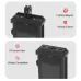 For Insta360 X3 PULUZ Metal Protective Cage Rig Housing Frame with Expand Cold Shoe Base or Tripod Adapter