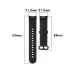 For Xiaomi Mi Watch Lite Redmi Watch Silicone Watch Band Black