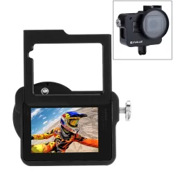 Housing Shell CNC Aluminum Alloy Protective Cage with Insurance Frame 52mm UV Lens for GoPro HERO 2018 7 Black or 6 or 5