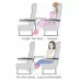 Foot Hammock Foot Pad for Long-distance Aircraft Travel