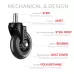 2 inch Furniture PU Universal Plug Caster Office Chair Mute Wheel