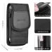 HAWEEL Nylon Cloth Phone Belt Clip Carrying Pouch with Card Slot