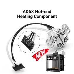 Heating Assembly Component Hotend Kit Replacement Parts Compatible with Flashforge AD5X 3D Printer