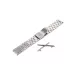 For Samsung Gear S3 Classic Smart Watch Butterfly Buckle 3 Beads Stainless Steel Watchband