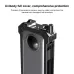For Insta360 X3 PULUZ Metal Protective Cage Rig Housing Frame with Expand Cold Shoe Base or Tripod Adapter