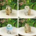 4 PCS/Set Mini Simulation Owl Gardening Decorative Animal Ornaments