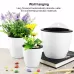 Self-Watering Planter Grow Plants Lazy Flower Pots Wall-hanging Round Resin Plastic Flower Pots