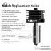 Hardened Steel Nozzle Compatible with A1 or A1 mini or P2S or H2D or H2C or H2S Internal Polishing Removable Nozzle 3D Printer Parts