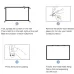 Folding Milk Silk Polyester Projector Film Curtain
