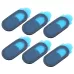 6 PCS Universal Ultra-thin Design WebCam Cover Camera Cover for Desktop Laptop Tablet Phones Black