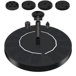16cm Solar Water Fountain Pool Outdoor Bird Bath Solar Powered Fountain Floating Water