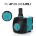 15W Aquarium Submersible Water Pump Fountain Filter Fish Pond EU Plug