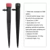 13cm Adjustable 8 Holes Ground Plug Dripper Garden Irrigation System Watering Nozzle