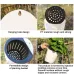 Self-Watering Planter Grow Plants Lazy Flower Pots Wall-hanging Round Resin Plastic Flower Pots