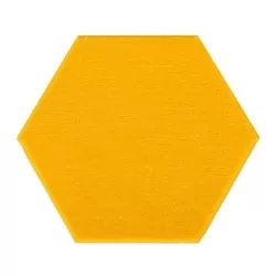 Polyester Fiber Wall Decoration Sound Insulation Cotton Sound Absorbing Board Orange Yellow