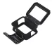 ABS Plastic Housing Shell Frame Mount Protective Case Cage with Pedestal and Long Screw for GoPro HERO 2018 or 7 Black or 6 or 5