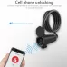 Waterproof Fingerprint Lock Steel Rope Anti-theft Electric Car Lock Bluetooth APP Electronic Lock