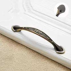 European Style Zinc Alloy Cabinet Wardrobe Drawer Door Handle