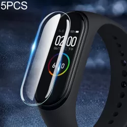 5 PCS PET Soft Screen Protective Film for Xiaomi Mi Band 5 or 6
