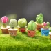 Mini Cute Potted Artificial Plant Flower Miniature Doll House Decoration Accessories Love