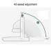 42-speed Adjustable Nursing Chair Folding Backrest Lumbar Support Gray