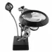 5 LED Auxiliary Clip Magnifier AC/DC Interchangeable with Soldering Stand or Two Magnifier EU Plug