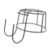Balcony Fence Round Metal Flower Stand Wrought Iron Wall-mounted Flower Pot Stand M