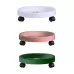 Universal Round Wheels Pot Tray Easy Moving Plant Pot Tray Garden Plate Plastic Stand White