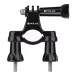 Universal Bike Motorcycle Handlebar Mount with Screw for PULUZ Action Sports Cameras Jaws Flex Clamp Mount for GoPro Insta360 DJI and Other Action Cameras
