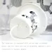 Fully Transparent Hydroponic Flower Pots Water Level Visible Non-Broken Glue Self-Absorbent Plastic Flower Pots