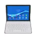 DY-M10P For Lenovo Smart Tab M10 HPD Plus TB-X606F 2 in 1 Removable Magnetic ABS Bluetooth Keyboard Protective Leather Tablet Case with Stand  Sleep or Wake-up  Pen Holder Gold