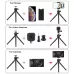 4 in 1 Vlogging Live Mini Octopus Bracket Kit Studio Light Microphone Phone Clamp Kits