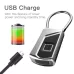 Anytek USB Charging Waterproof Anti-theft Non-password Electrically Intelligent Fingerprint Padlock