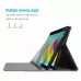 DY-M10P For Lenovo Smart Tab M10 HPD Plus TB-X606F 2 in 1 Removable Magnetic ABS Bluetooth Keyboard Protective Leather Tablet Case with Stand  Sleep or Wake-up  Pen Holder Gold