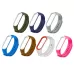 Colorful Silicone Watch Band for Xiaomi Mi Band 3 4 Pink White