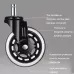 2 inch Furniture PU Universal Plug Caster Office Chair Mute Wheel