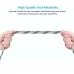 USB 3 Female to Micro USB and USB-C Type-C Male Charging Transmission OTG Nylon Braided Adapter Cable