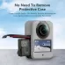 For DJI Osmo 360 PULUZ Silicone Body Protective Cover with Lens Cover