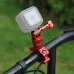 360 Degree Rotation Bike Aluminum Handlebar Adapter Mount with Screw for GoPro Insta360 DJI and Other Action Cameras