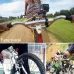 Universal Bike Motorcycle Handlebar Mount with Screw for PULUZ Action Sports Cameras Jaws Flex Clamp Mount for GoPro Insta360 DJI and Other Action Cameras