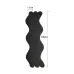 24pcs in Bag Wavy Shaped Gravel Pattern Bathtub Non-Slip Sticker
